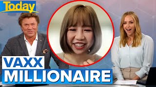 Sydney woman wins Australia’s million-dollar vaccination lottery | Today Show Australia