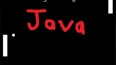 Pong in Java