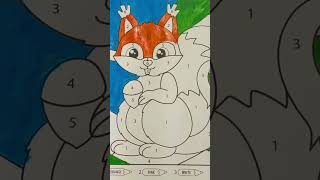 Take 40 satisfying seconds | squirrel #calmingcontent #arttimelapse #squirrel #art #paintingprocess