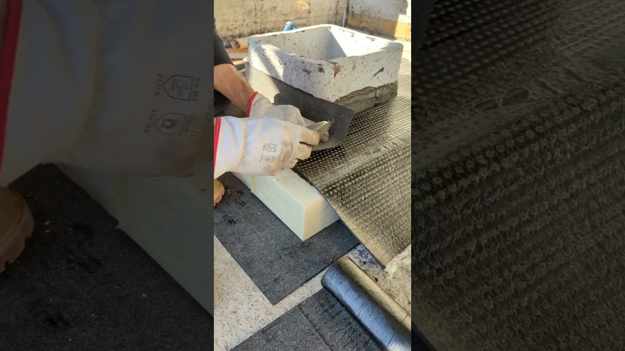 Tuto Soudure Étanchéité Toit Terrasse : Angles sortants arrondis.