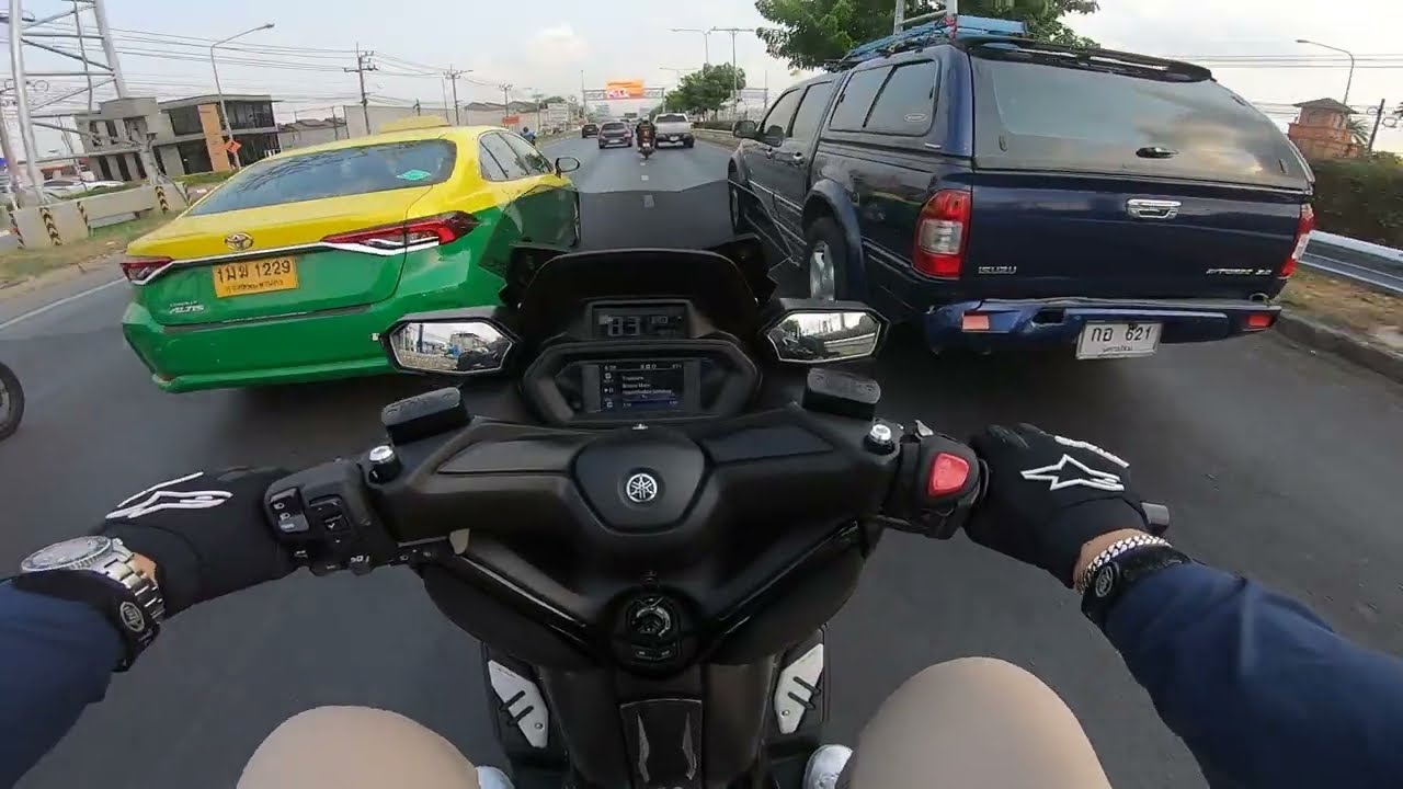 Ep.16 : Ride Daily ขี่ Xmax ไปทำงาน #xmax #gopro #motovlog