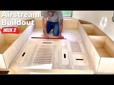 Airstream Storage Bed  || Custom Building an Airstream