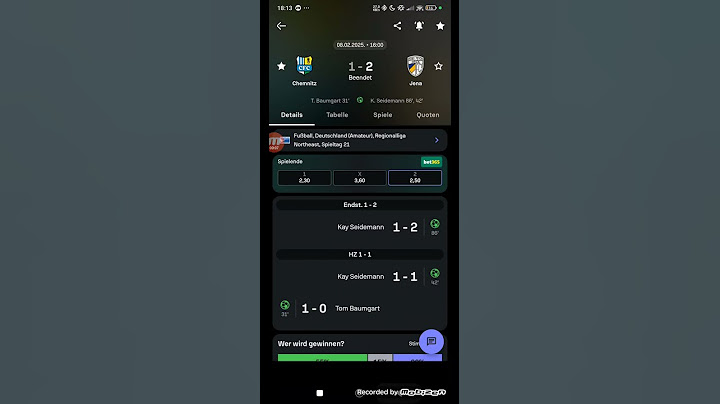 Regionalliga Nordost Chemnitz gegen Jena 1:2