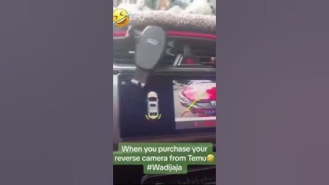 what happen when u purchase reverse camera from Temu