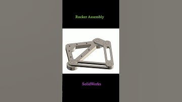 Rocker assembly animation #cad #solidworks #shorts #animation