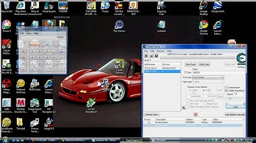 using cheat engine 5.5 on cubefield