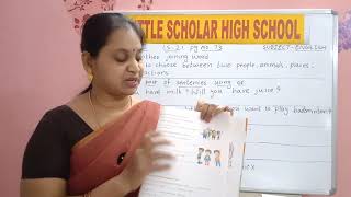 Grammar & Composition |JOIN EACH PAIR OF SENTENCES USING - "or"|| LITTLE SCHOLAR HIGH SCHOOLNEREDMET