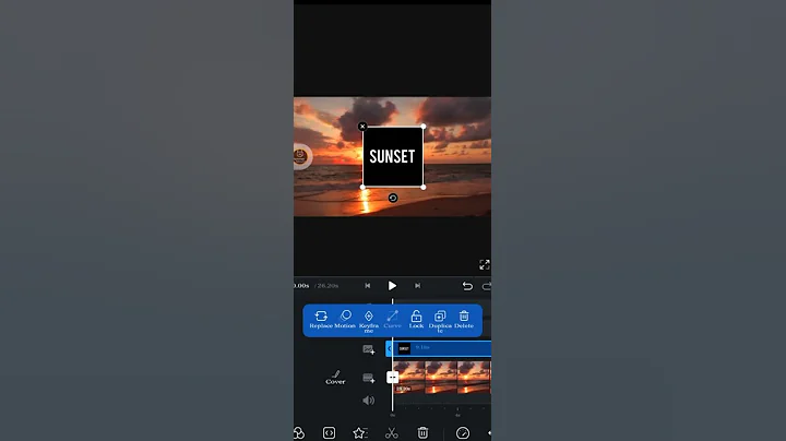 How to make video behind text in vn editor||vn app tutorial #shorts #vnvideoeditor #sunset