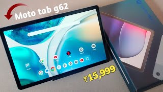Moto tab g62 unboxing full review | Unboxing first impression 🔥 | ₹15,999 | Technopuja Official