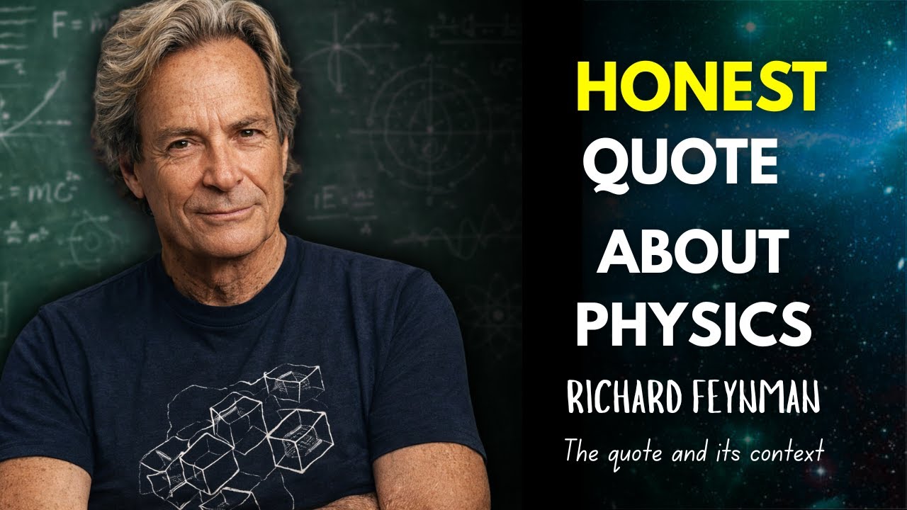 Feynman’s Most Honest Quote About Physics
