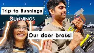 Australia’s biggest hardware store chain Bunnings| Fixing our broken door| Malayalam vlog