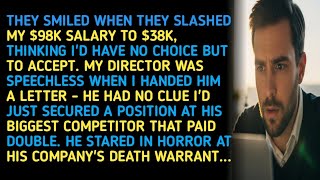 THEY SMILED WHEN THEY SLASHED MY $98K SALARY TO $38K, THINKING I'D HAVE NO CHOICE BUT TO ACCEPT...