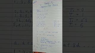 #Sequence and series #Class 11th #notes