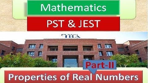 Properties of Real Numbers, Multiplicative Properties, for PST and JEST test preparation,