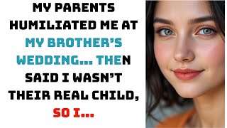 My parents humiliated me at my brother's wedding. Then said I wasn't....