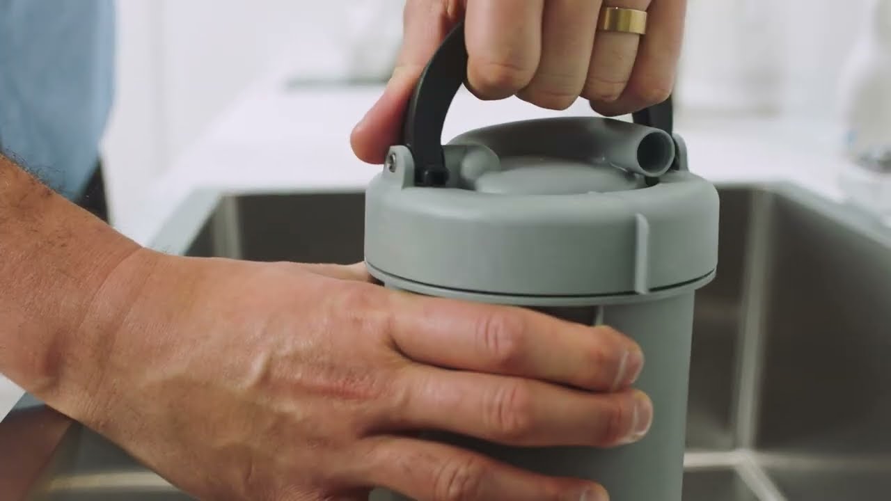 eSpring Changing the Filter (below-counter) - YouTube