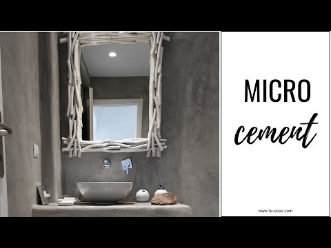 Video: Microcement (33 Foto): Konkrit Mikro Untuk Lantai Dan Plaster Hiasan Untuk Dinding, Menggunakan Microcement Dan Finishing, Perabot Dan Meja Kerja Yang Diperbuat Daripada Bahan