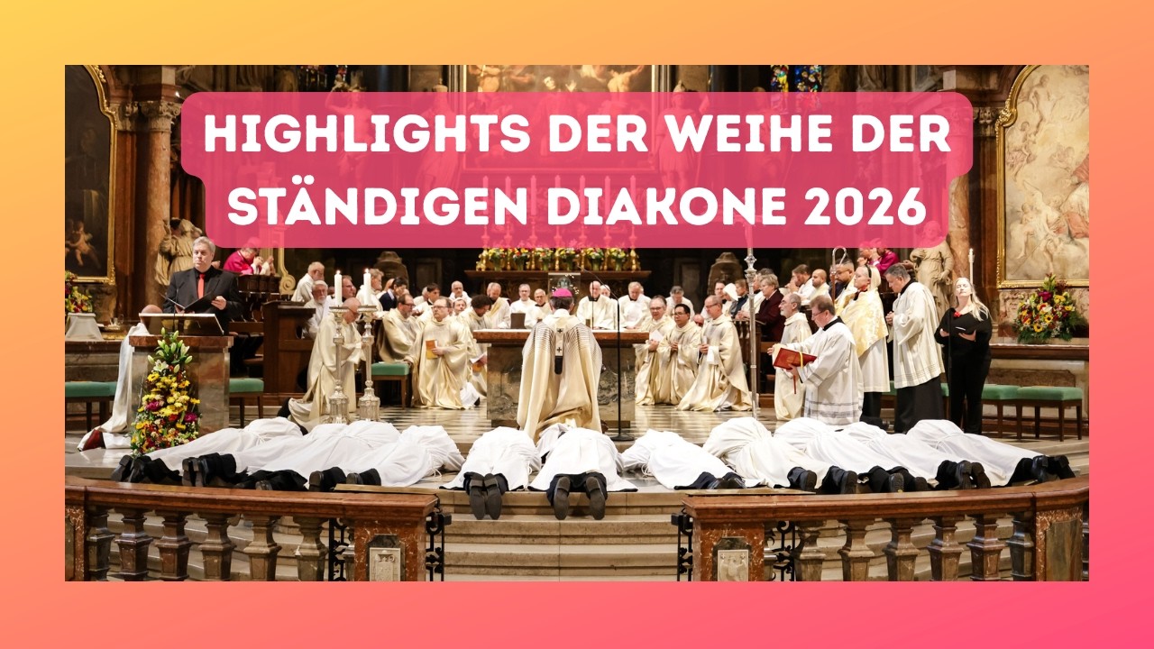 Highlights der Weihe der ständigen Diakone 2026