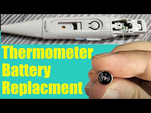 How to Replace Thermometer Battery - YouTube