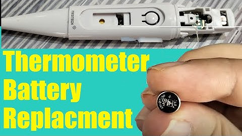 How to Replace Thermometer Battery
