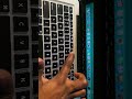 How to increase and decrease keyboard light on MacBook Pro   #keyboard #macbookpro