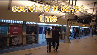 little known tram runs from Bellagio to Park MGM