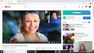 Reacting to Daz watches Most cringest girl music video