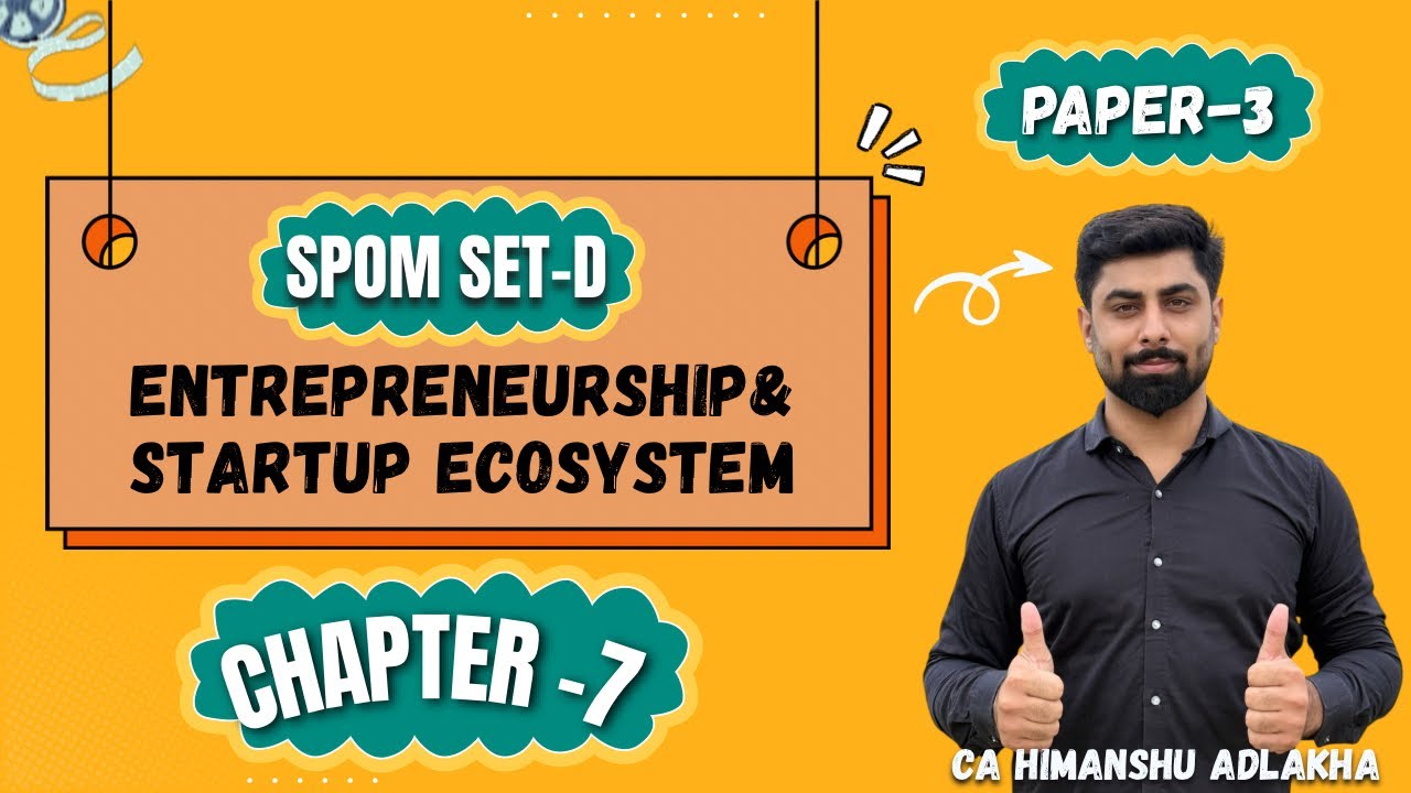 CA Final SPOM Set D | Paper 3 | Chapter 7 | Exam Oriented Batch | CA Himanshu Adlakha (AIR 35 & 48)