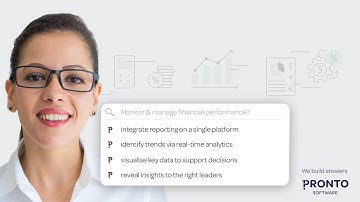 How to monitor & manage financial performance with Pronto Xi ERP and analytics