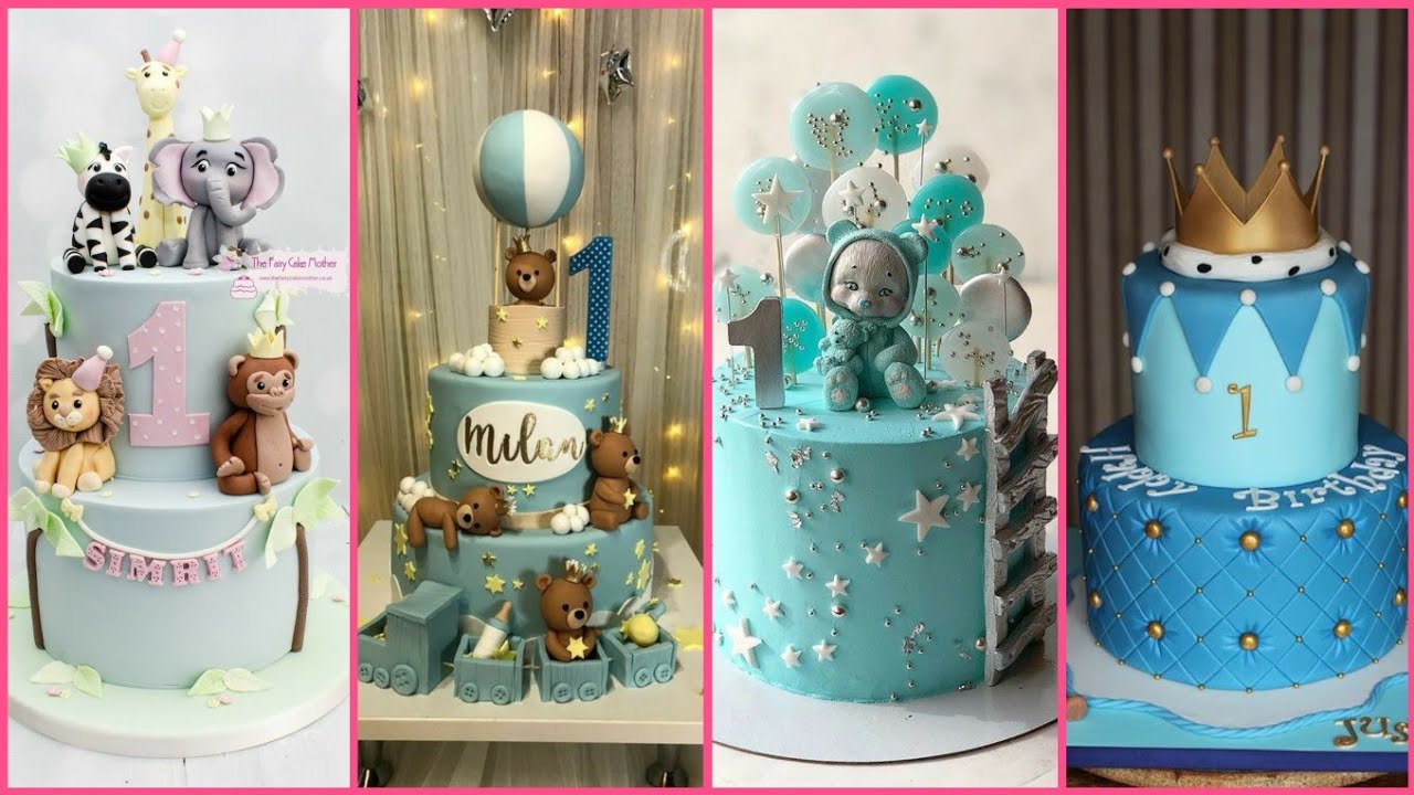 First Birthday Cake Design Ideas For Baby Boy/Kids First Birthday Cake Ideas