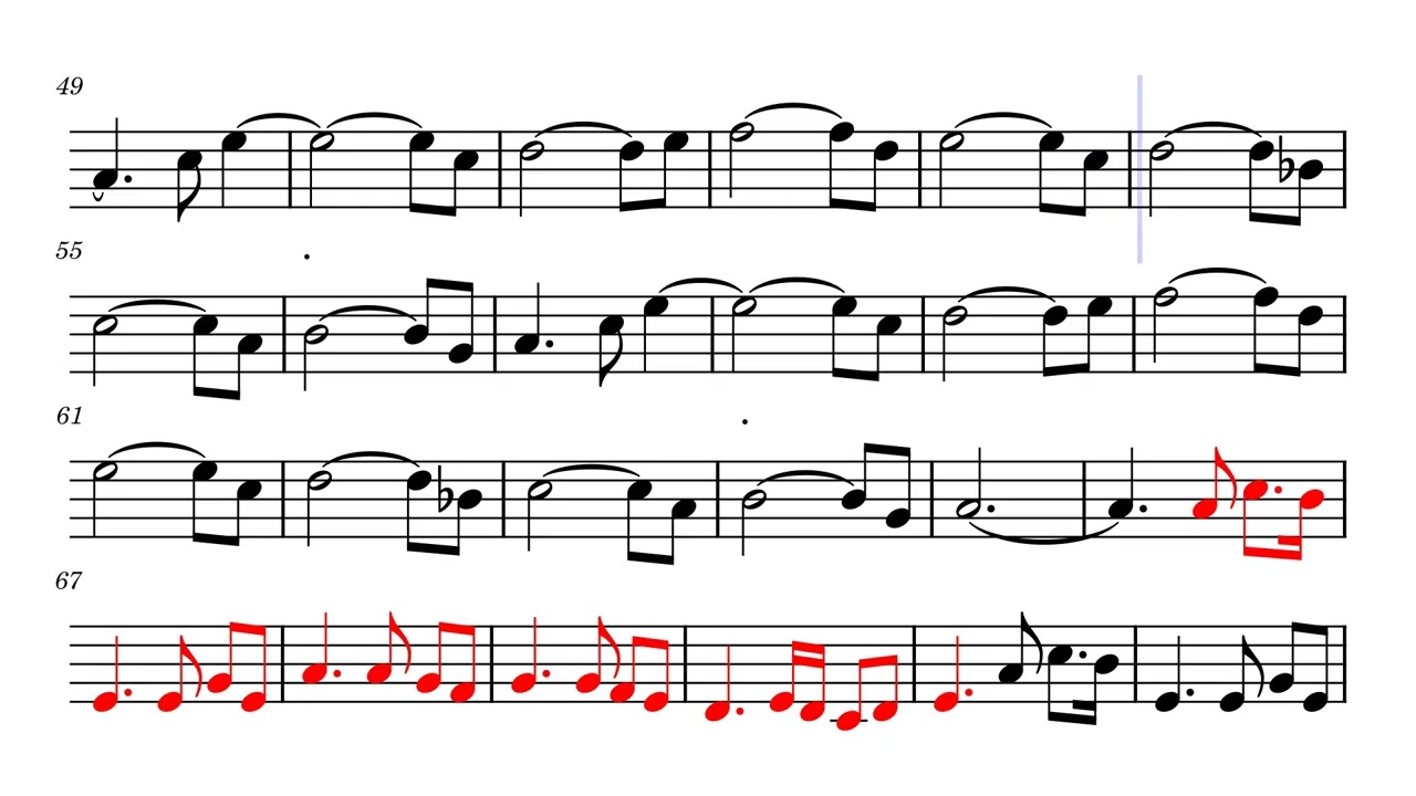 A Time For Us_ C _Jazz ver 63.94 bpm by Nino Rota