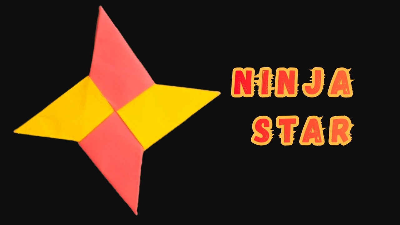 BEST Origami Ninja Star Tutorial ⭐ | Paper Shuriken for Beginners | Shakil Origami School