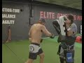 Jorge Masvidal working his striking on the pads