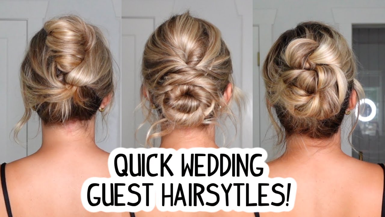 EASY & QUICK WEDDING GUEST UPDO HAIRSTYLES - For Short, Medium, & Long Hair | Bridal, Bridesmaid