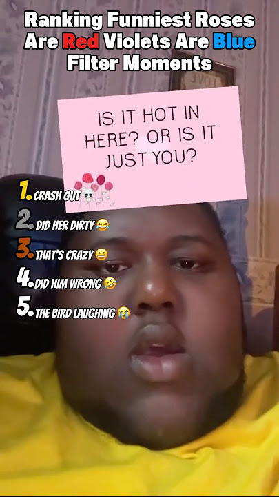Ranking Funniest Roses Are Red Violets Are Blue Filter Moments 😂