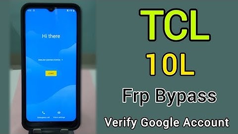 TCL 10L Verify Google Account | TCL 10L Google Account Bypass | TCL 10L Frp Unlock | TCL Frp Bypass