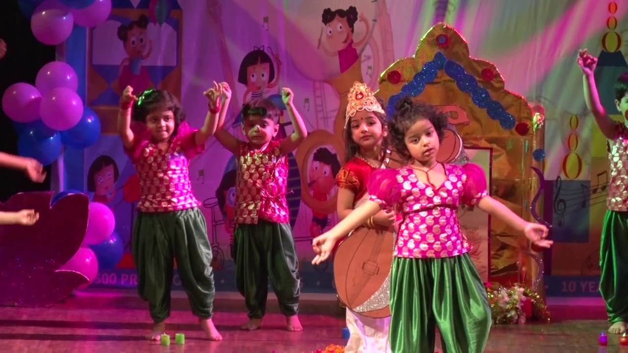 Maa saraswati sharde  Kids Dance performance  Little millennium 