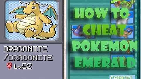 HOW TO CHEAT POKEMON EMERALD VBA [TUTORIAL]...!!!