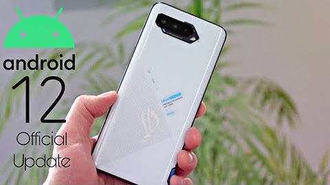 Asus ROG Phone 5/5s Android 12 Official Update (RELEASED)