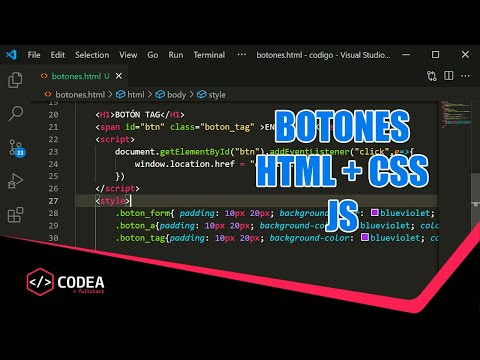 Video: Cómo Hacer Un Botón Con Un Código