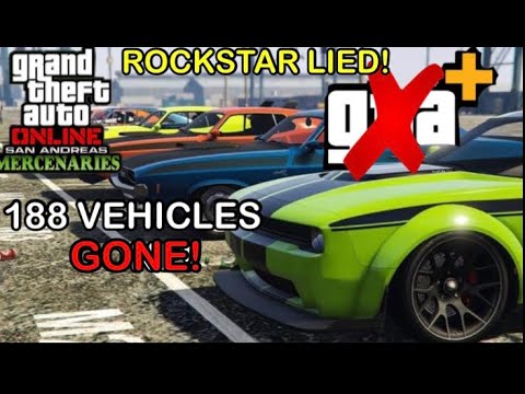 188 Vehicles REMOVED from GTA Online I RANT 