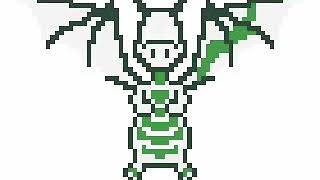 Pixel Art Timelapse Drawing - Dragon