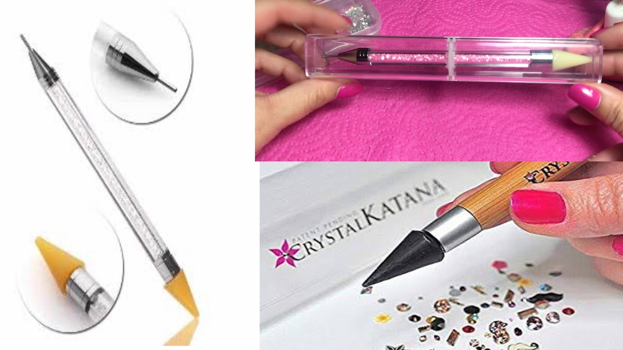 Aplicador de piedras tipo Crystal Katana bling nails 