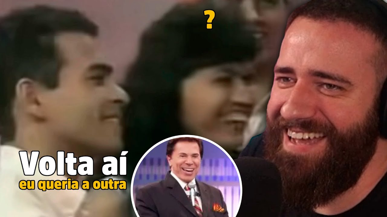 Disse que queria a outra mulher na frente da pretendente e do Silvio Santos