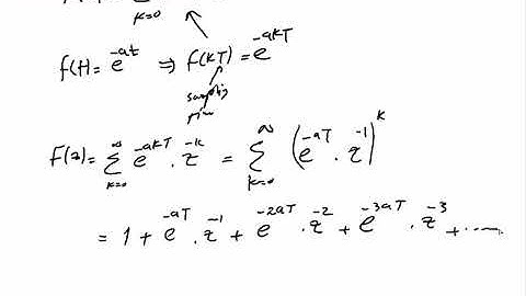 Z-transform example (Digital Control)