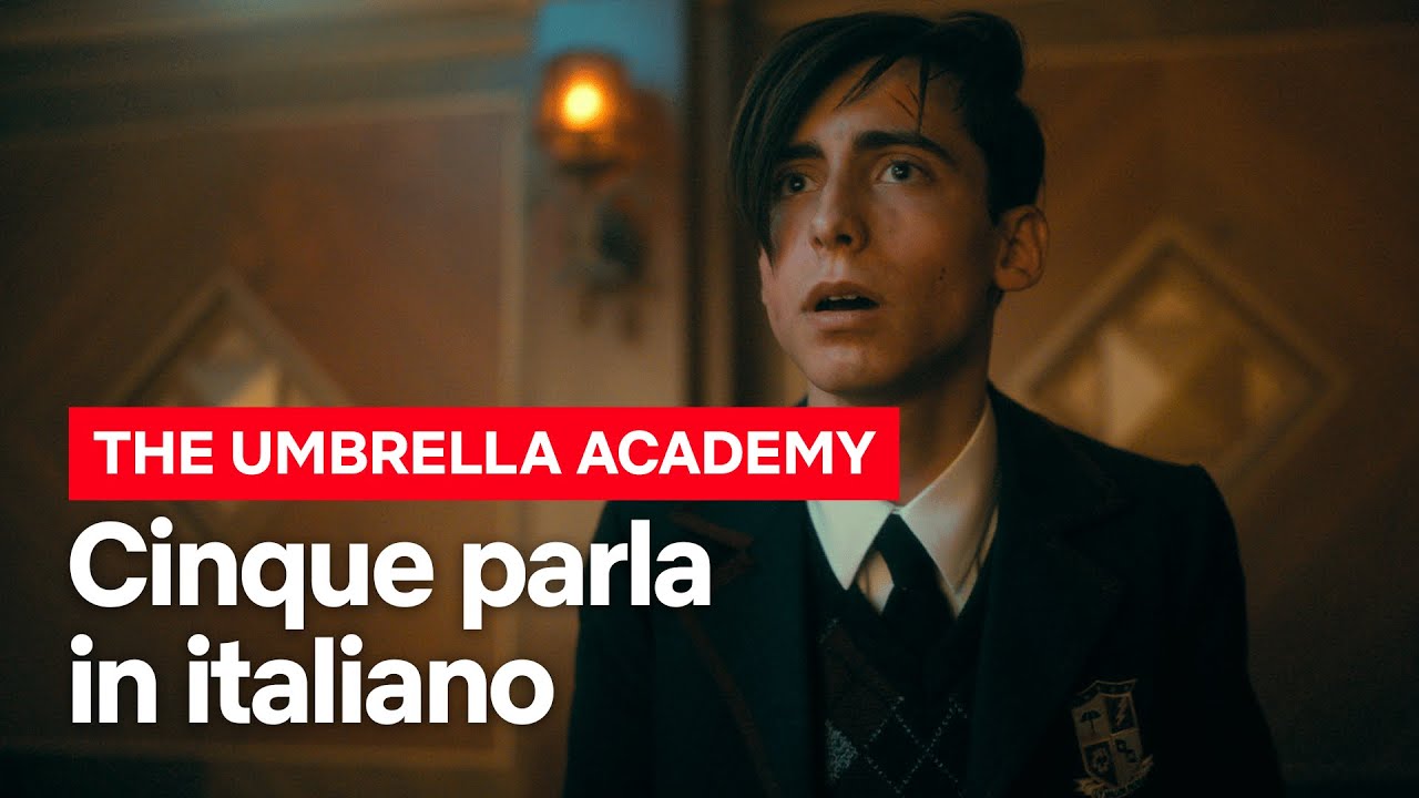 Cinque parla ITALIANO con Dolores | The Umbrella Academy | Netflix ...