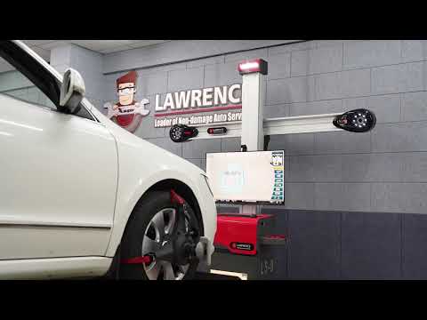 LS8 touchless wheel alignment with 3D dynamic technology