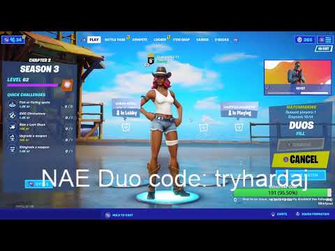 Hosting NAE Customs(Fortnite) - YouTube