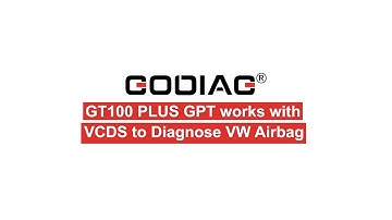 How to Use GT100 PLUS GPT with VCDS for VW Airbag Diagnosis
