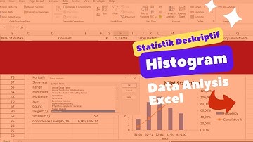 Membuat Statistik Deskriptif & Histogram dengan Fitur Data Analysis di Microsoft Excel